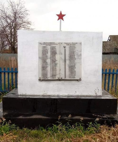 Обелиск односельчанам, погибшим в годы Великой Отечественной войны