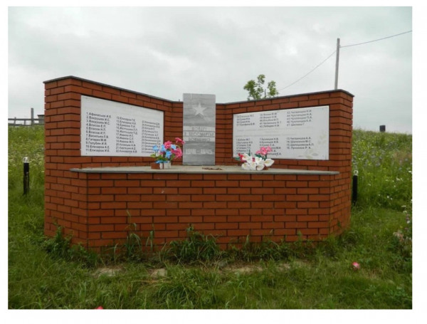 Памятник погибшим односельчанам в годы Великой Отечественной войны 1941-1945 гг.