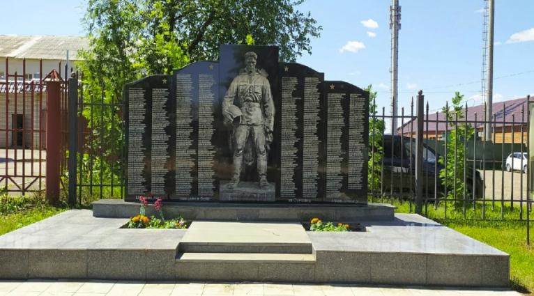 Памятник можгинцам, погибшим в боях под городом Ржевом 21 января 1942 г.